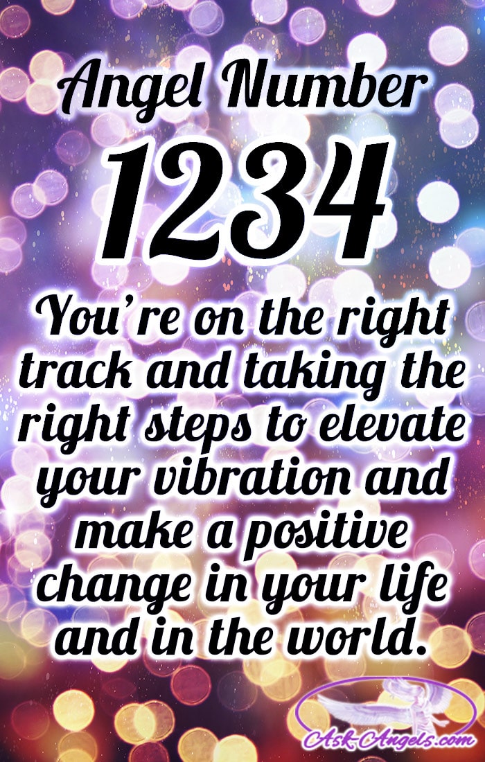 What Is The 1234 Angel Number Find The 1234 Meaning Today 